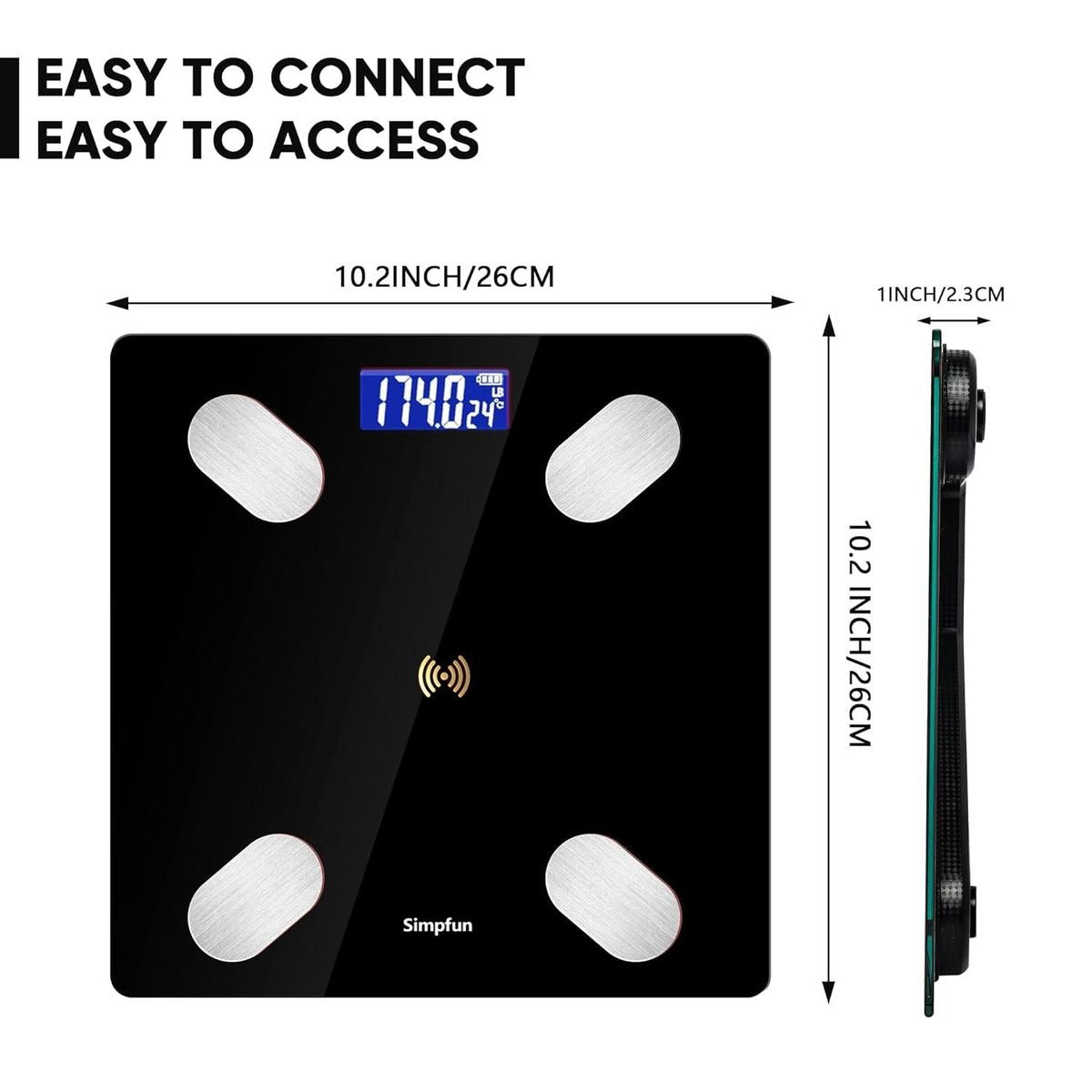 Wireless Bathroom Scale KOS-17015