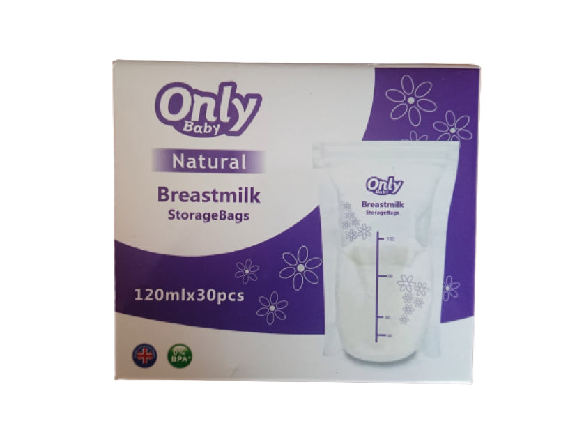 OnlyBaby Milk Storage Bags (120ml)(30 pcs)