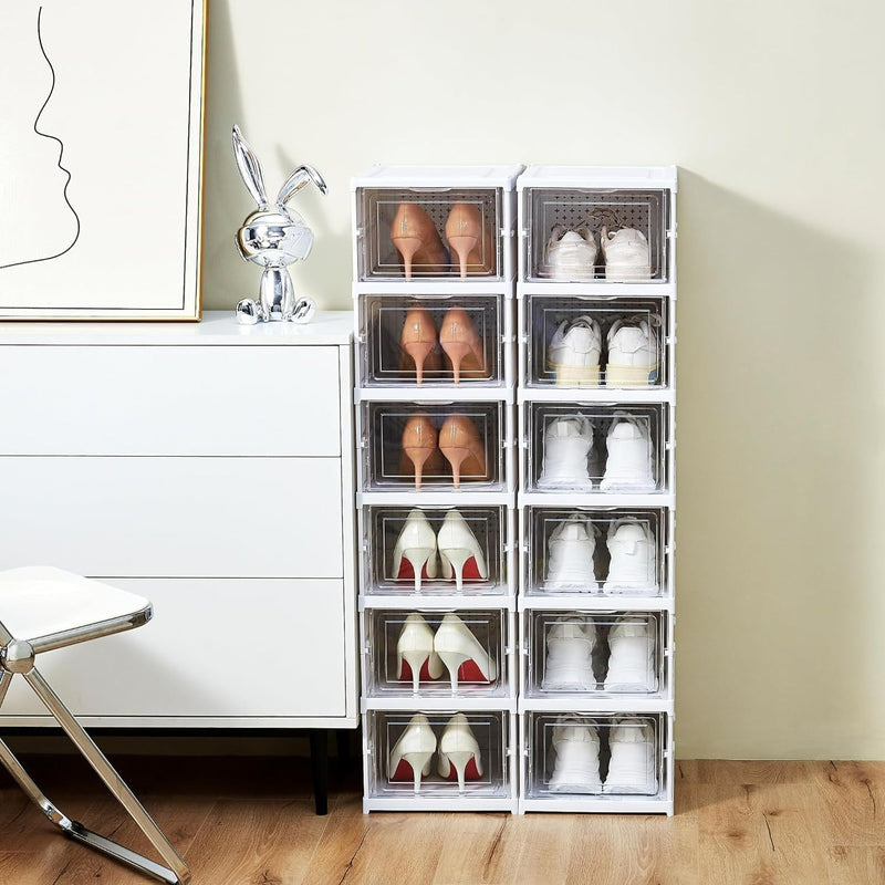 Grid Space Shoe Storage Box (6 Tier)