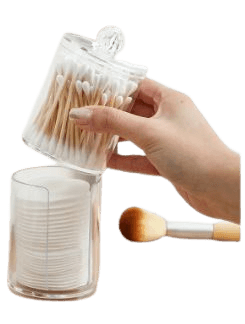 Cotton Swab And Cotton Pad Cosmetic Organiser - DMC Wholesale