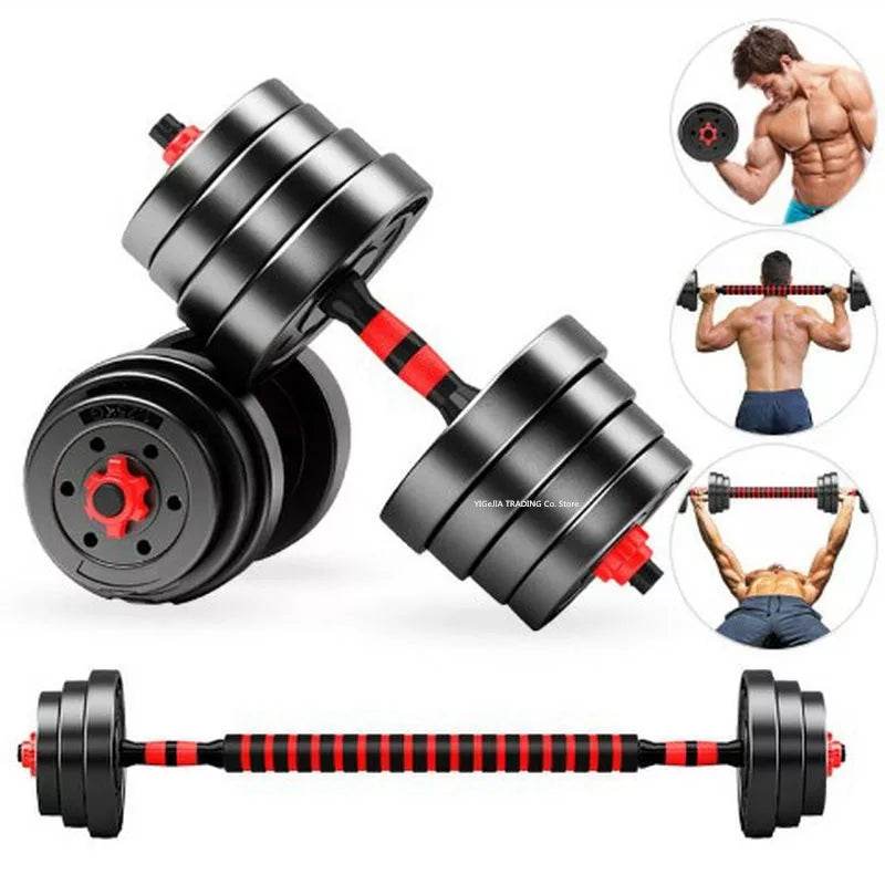 Home Gym Adjustable Dumbbell/Barbell Set (20kg) - DMC Wholesale