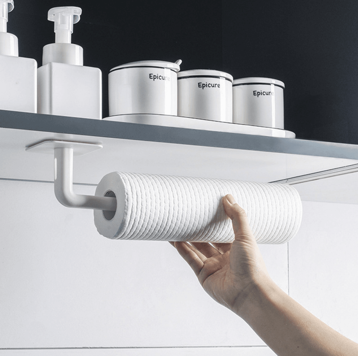 Multifunctional Paper Towel Hook (28cm) - DMC Wholesale