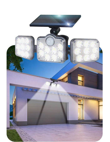 Solar Powered Wireless Sensor Light - Alt View