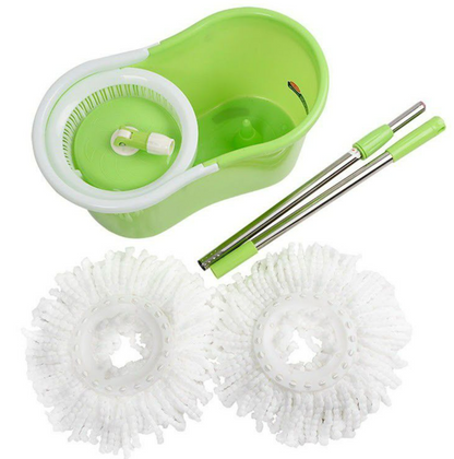 Rotating 360 Magic Spin Mop And Plastic Bucket Set