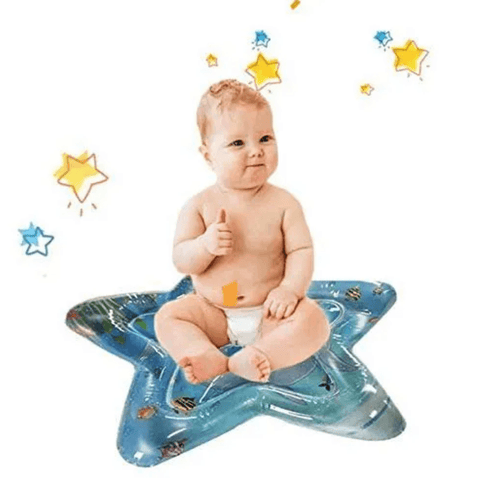 Star Tummy Time Inflatable Water Play Mat - Alt View