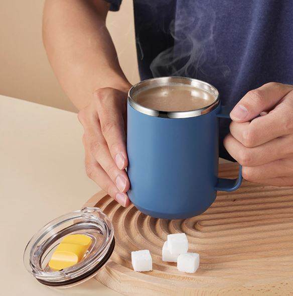 Stainless Steel Travel Coffee Mug (450ml) - DMC Wholesale