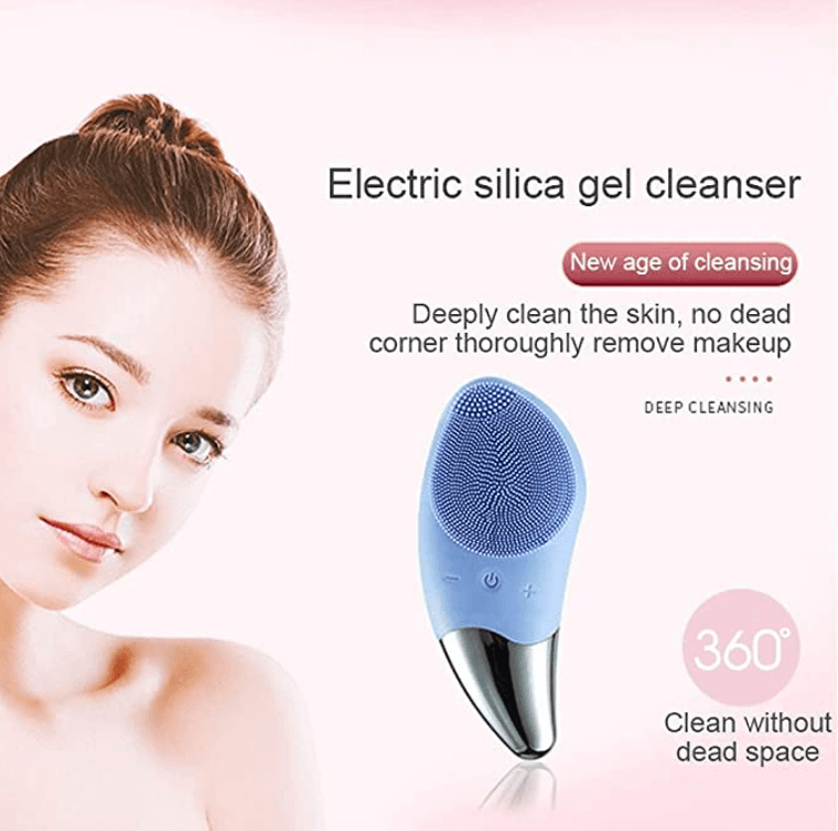 Silicone Two Tone Facial Cleansing Brush - DMC Wholesale
