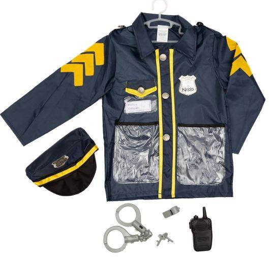 Police Officer Costume for Children (3 - 8 years)