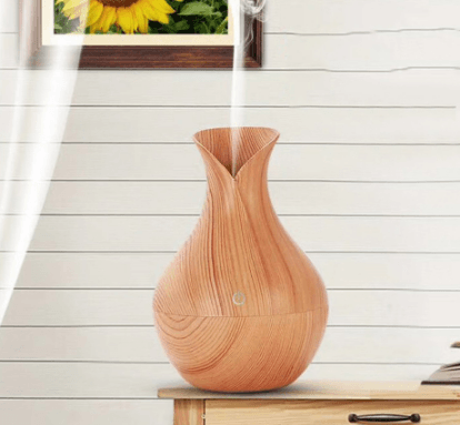 Mini Vase Ultrasonic Aroma Humidifier (150ml) - DMC Wholesale