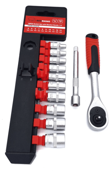 Ratchet Socket Set (12 pcs) - DMC Wholesale