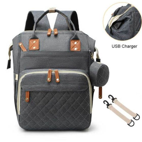 Multifunctional Baby Diaper Bag - Alt View