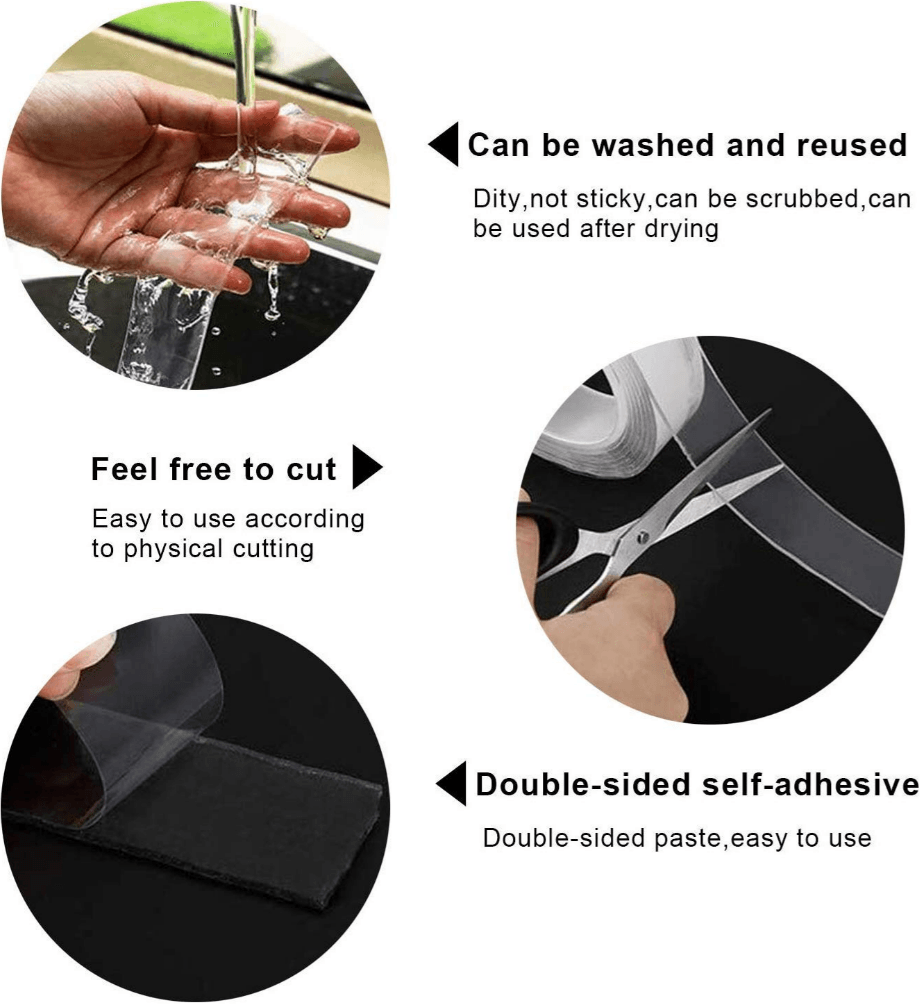 Broad Waterproof Nano Magic Reusable Ivy Grip Tape (3m) - DMC Wholesale