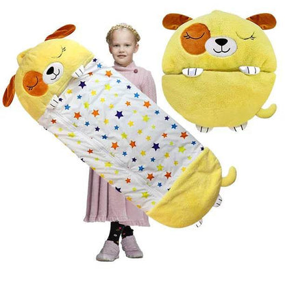 Ultra Soft Animal-Print Sleeping Bag For Children - DMC Wholesale