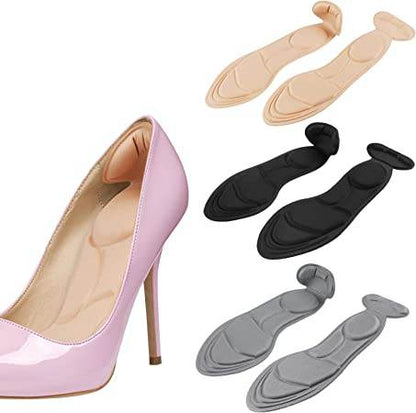 4D Soft Sponge Heel Insoles (2 pcs) - DMC Wholesale