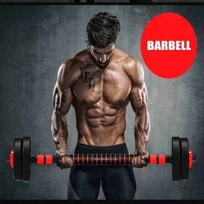 Home Gym Adjustable Dumbbell/Barbell Set (20kg) - DMC Wholesale