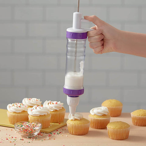 Dessert Decorator Plus Tool with 5 Decorating Tips - Alt View