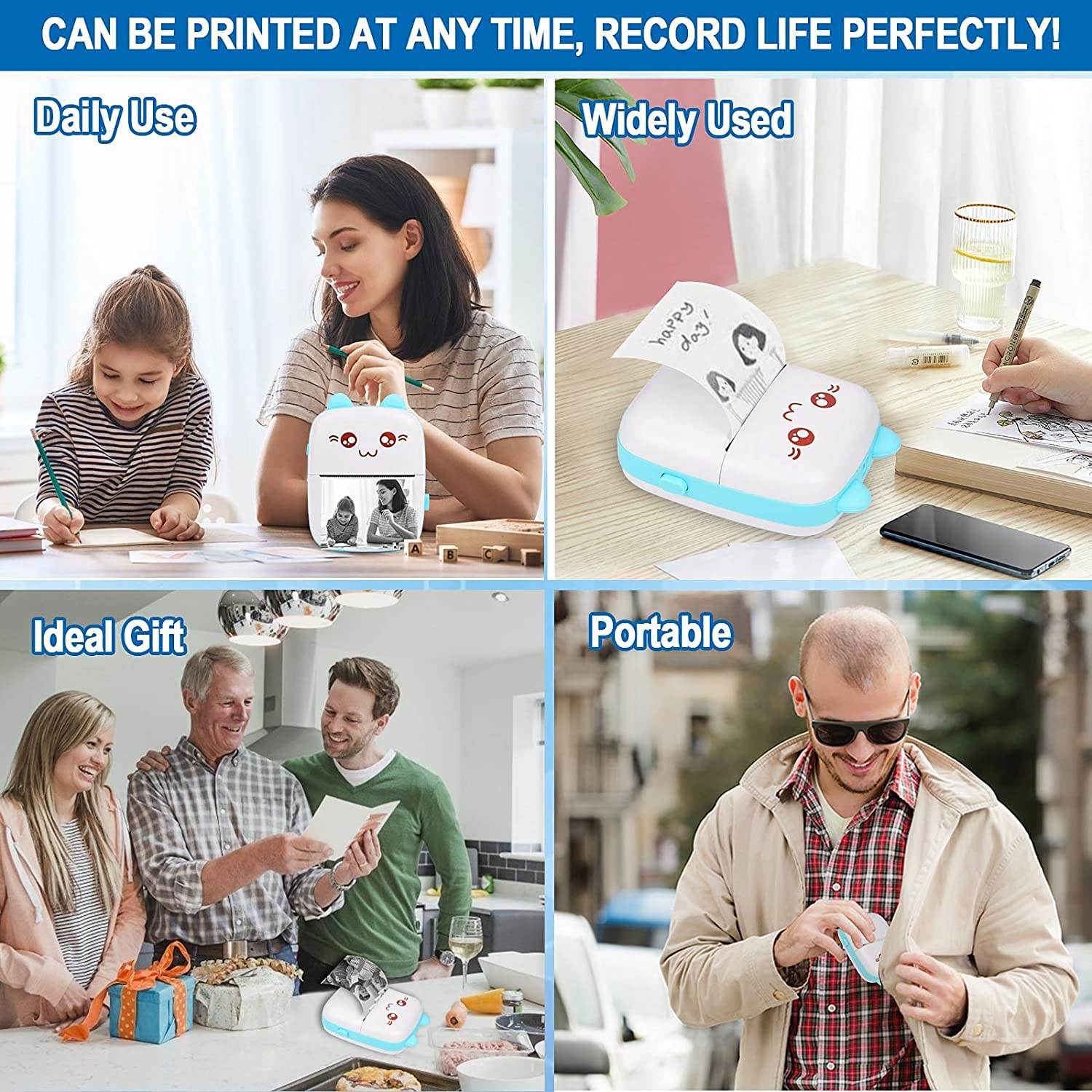 Mini Pocket Wireless Bluetooth Thermal Printers - DMC Wholesale