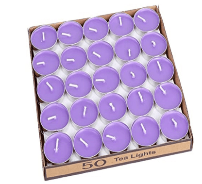 Coloured Tea Light Candles (50 pcs) - DMC Wholesale
