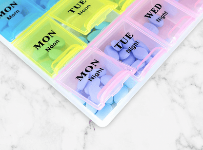 Weekly Pill Organiser (21 Compartment) - DMC Wholesale