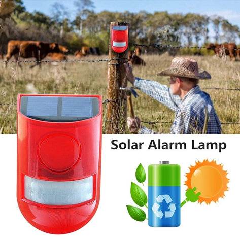 Solar Sound And Light Warning Light - DMC Wholesale