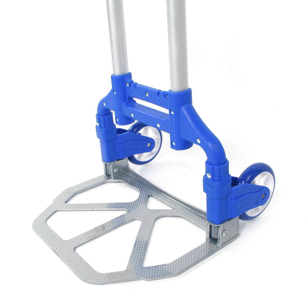 Aluminium Folding Portable Heavy Duty Push Trolley - DMC Wholesale