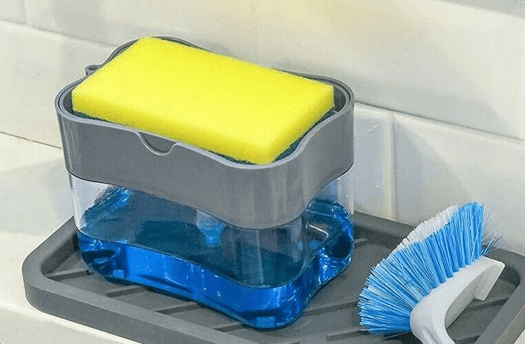 Soap Dispenser and Sponge Caddy - DMC Wholesale