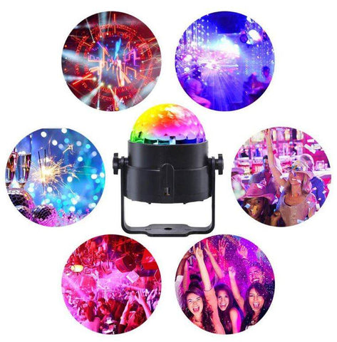 Sound Activated LED Disco Ball - Alt View
