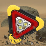 LED Solar Triangle Emergency Traffic Light