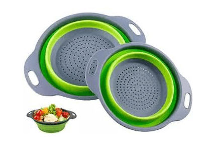 Collapsible Filter Basket Colanders (2 pcs) - DMC Wholesale