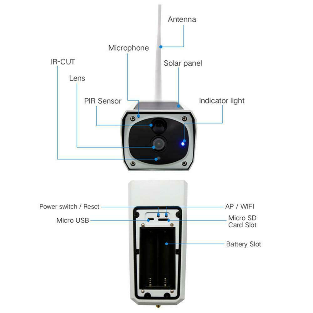Solar Wifi 2.0mp Bullet Camera - DMC Wholesale